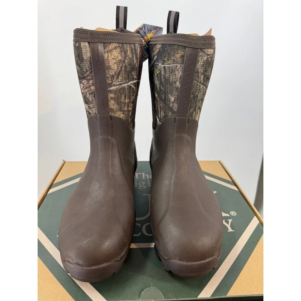 Muck Boot Company Wetland Mid Mens 11M‎ Brown Mossy Oak Camo Boots MWTMM91 NEW